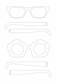 Eine brille basteln (vorlage & anleitung) from oder ihr malt die bastelvorlage in eurer lieblingsfarbe aus und fertig ist eure fledermaus. Brillen Bastelaktion Fur Gross Und Klein Brillen Wohlfart
