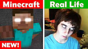 Herobrine's life monster crew, raiders, we are the danger. Scary Herobrine In Real Life Minecraft Vs Real Life Animation Challenge Youtube