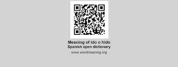 IDO O HIDO - Spanish open dictionary