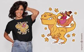 Descarga Vector De T-rex Manos Diseño De Camiseta Triste