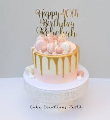 21st Birthday Rose Gold Elegant 18th Birthday Cake Pink And Gold Drip Birthday Cake With Macarons And Lindt Balls 40th Birthday Cakes 18th Birthday Cake 21st Birthday Cakes