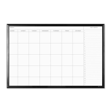 Maybe you would like to learn more about one of these? U Brands 36 X24 Magnetic Dry Erase Calendar Board Black Aluminum Frame Target