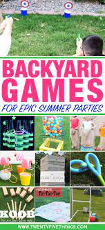 25 Diy Backyard Party Games For Family Fun Fun Loving Families Summer Party Games Backyard Party Games Diy Party Games