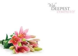Your card is made to order at our studio then carefully packed and sent with all your love to that someone special. With Deepest Sympathy Lillies Large Remembrance Card