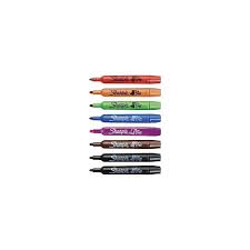 sharpie bullet tip flip chart markers water based assorted colours 8 pack