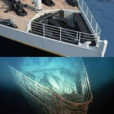 A 3d Model Of Titanic S Bow Compared To What The Bow Looked Like In 1985 When Titanic Was Found Titanic Titanic Facts Titanic History