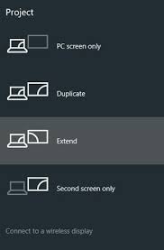 Choose an option from the multiple displays menu. How To Add A Monitor To Your Windows 10 Laptop Dummies