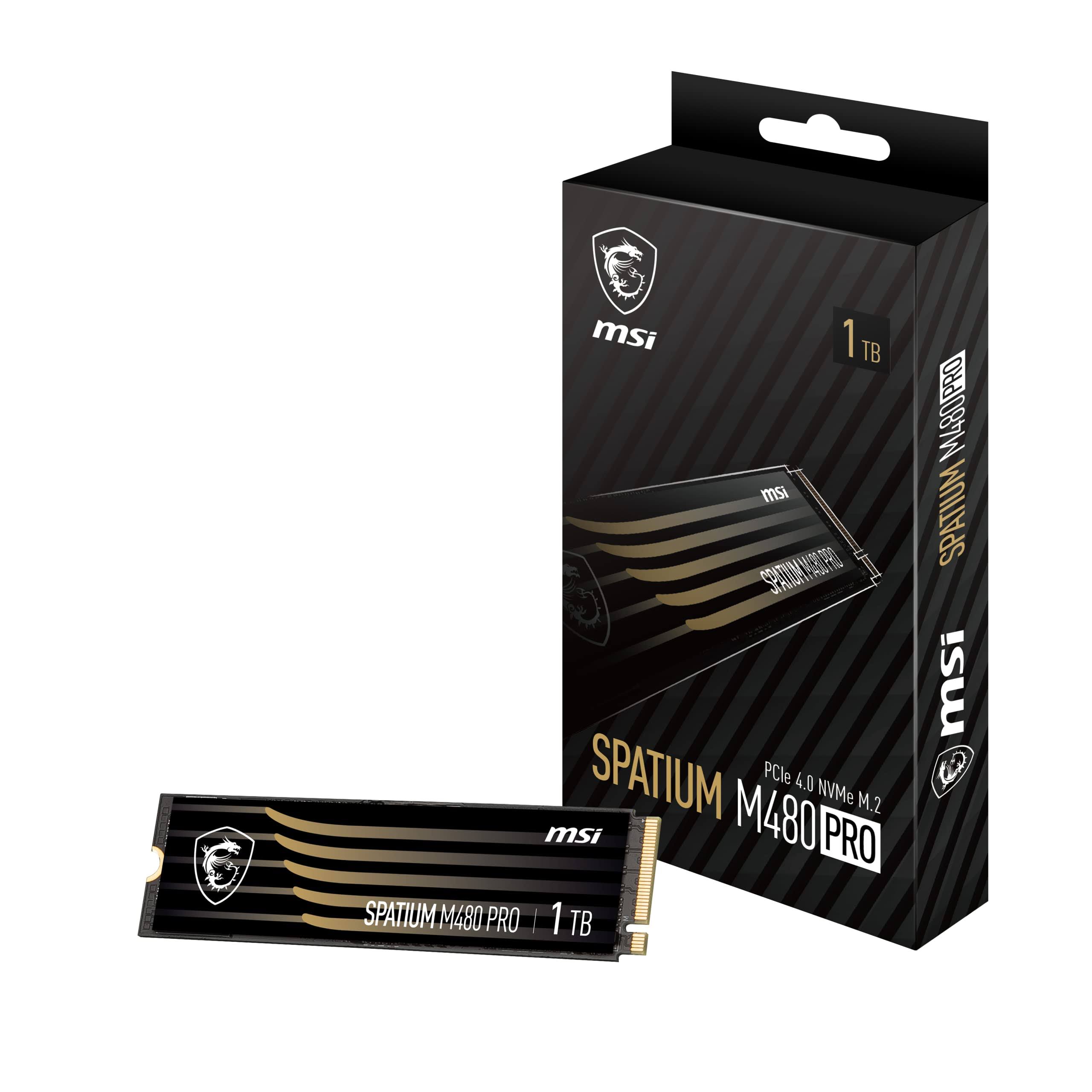 MSI SPATIUM M480 PRO PCIe 4.0 NVMe M.2