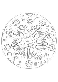 Coloriage Mandala Maillots Football Coloriage Mandala Mandala A Colorier Coloriage Football