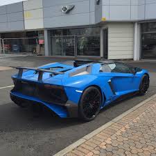 Lamborghini Aventador Super Veloce Roadster Painted In Blue Le Mans Photo Taken By Keevlan On Instagram Yacht Catamaran Auto S En Motoren
