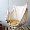 Hanging chairs are the new, cool thing that can be suspended from a sturdy branch in your garden this indoor hanging ball chair is better without a stand. 1