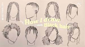 Black little girls also experience the same problem, but here are some of the best hairstyles appropriate for their hair type. How I Draw Black Hairstyles Simple Youtube