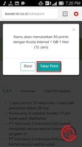 Cara menukarkan poin tri ke kuota. Cara Menukar Poin Bonstri Dengan Kuota Data Atau Kuota Internet Terbaru Kepoindonesia