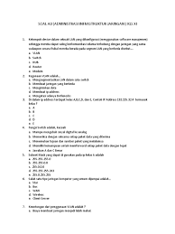 Download silabus pai kelas 12 semester 1 dan 2 kurikulum 2013. Soal Aij Kls Xi Tkj