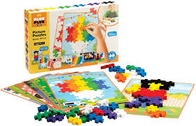 Place color blocks next to one another to match colors and make combos. Buy Plus Plus Big Big Picture Puzzles Basic Color Mix Construction Building Stem Toy Interlocking Large Puzzle Blocks For Toddlers And Preschool Online In Usa B07n949ys1