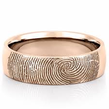 Some schools or organizations may have rules about how to wear their rings (in which case you'll be told), but most will leave it up to their members. Fingerprint Wedding Band Men S Fingerprint On Outside Of Wedding Band