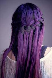 There is no straight line dividing the two hairs color, but a subtle gradation that is exactly the point of the ombre. Dark Purple Hair Tumblr Hair Styles Hair Color Purple Long Hair Styles