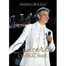 Almud edizioni musicali srl andrea bocelli wears. Andrea Bocelli Concerto One Night In Central Park Shop4mu Com