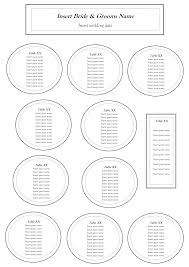 Free Table Seating Chart Template In 2019 Seating Chart