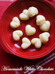 Homemade White Chocolate Recipe How To Make White Chocolate At Home Recipe White Chocolate Recipes Recipes Chocolate Recipes