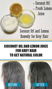 93 Reviews Coconut Oil And Lemon Juice For Grey Hair Get Natural Color It Is Best To Opt For Natural Reme Health And Beauty Tips Coconut Oil Remedies