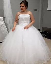 Tulle Wedding Dress With Corseted Satin Bodice David S Bridal Tulle Wedding Dress Dresses Wedding Dresses