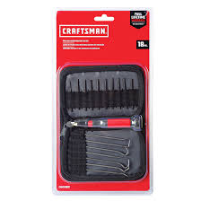 Get the best deals on phillips magnetic home screwdrivers & nutdrivers. Craftsman Precision Tool Set Multi Bits Black And Red 18 Pack Cmht68002 Rona