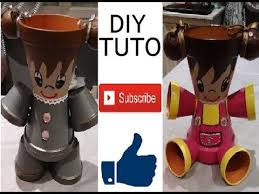 N° d'article 12945004 n° de modèle a111 format 4.4. Tuto Diy Poupee En Pots De Terre Cuites Youtube
