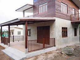 สวยไม ซ ำใคร แบบบ านไม สองช นคร งป น ผน งป นเปล อย ขนาด 3 ห องนอน doidea ด ไอเด ยบ าน ร ปแบบบ าน แบบบ านภายนอก ผ งบ าน