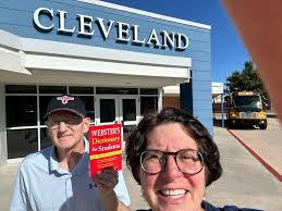 Dictionaries distributed to 3rd graders at Sedalia Elementary