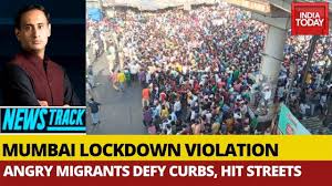 As india remains under strict lockdown, thousands of flamingos have reportedly descended upon the metropolitan region of mumbai. Mumbai Migrant Workers Defy Covid 19 Lockdown In Bandra Station Newstrack With Rahul Kanwal Youtube