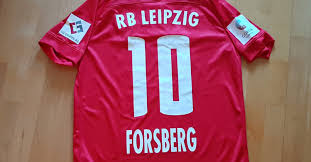 Welcome to the official fan page ! Rb Leipzig Saisonandenken Emil Forsbergs Getragenes Trikot