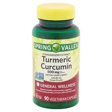 Spring Valley Turmeric Curcumin Vegetarian Capsules 500 Mg 90 Count Walmart Com Turmeric Curcumin Curcumin Spring Valley