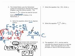 Solve Literal Equations Worksheet Inspirational Solving Literal Equations Worksheet Studen In 2020 Literal Equations Persuasive Writing Prompts Word Problem Worksheets