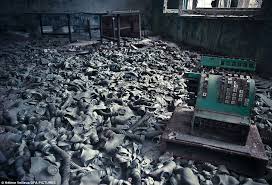 Senior woman with grey hair standing in empty and dirty room. Chernobyl Nuclear Disaster Eerie Photographs By Helene Veilleux Daily Mail Online