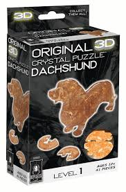 To the average american, the word puzzle conjures up a single image: Standard 3d Crystal Puzzle Dachshund Walmart Com Walmart Com