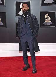 Grammys 2018 Red Carpet Cardi B Childish Gambino Pink And More Published 2018 Big Men Fashion Men Formal Outfit Unisex Style Inspiration