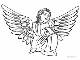 Top 10 angel coloring pages for preschoolers: Free Printable Angel Coloring Pages For Kids