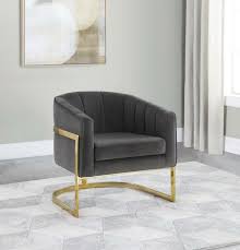 Coaster fine furniture's top competitors include ashley furniture industries, inc., rooms to go see the full list of coaster fine furniture competitors, plus revenue, employees, and funding info on. Coaster Dark Grey Accent Chair 903039 On Sale At Spokane Furniture Company Serving Spokane Post Falls Coeur D Alene Wa Spokane Valley Post Falls And Coeur D Alene Id