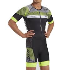 Zoot Mens Ultra Tri Short Sleeve Aero Racesuit