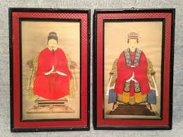 Chinese, qing dynasty, ancestor portrait, early 19th century, color painting on paper | collection of dr. Pin On Art