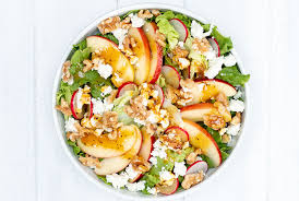 · toss together the apples and lemon juice. Waldorf Inspired Salad With Apple Walnut And Balsamic Dressing Farrington Oils