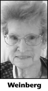 BETTY WEINBERG Obituary (2015)