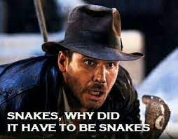 Indiana jones quotes men quotes funny quotes movie quotes jones baby boyfriend quotes relationships death quotes parenting quotes wall quotes. Snakes Indiana Jones Films Indiana Jones Harrison Ford