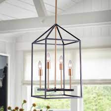 We did not find results for: Seilin Matte Black Gold Bronze 4 Light Lantern Chandelier With Black Metal Outer Cage Overstock 31267394