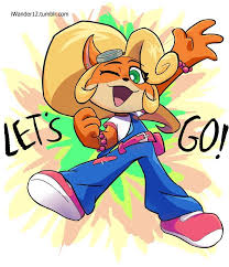 Yaaa Lets Go Bandicoot Crash Bandicoot Anime Art Girl