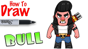 Like shelly, he wields a shotgun. How To Draw Bull Brawl Stars Youtube