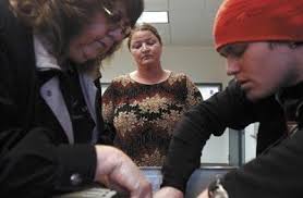 Hancock employees bring kids to work