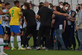 En un episodio sin precedentes, el partido de eliminatorias al mundial de catar 2022 entre brasil y argentina en el estadio arena de sao . Qetheqwz Ac5rm