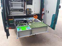 plus systemauszug in einem possl two reisemobil wohnmobil stauraum wohnmobil umbau